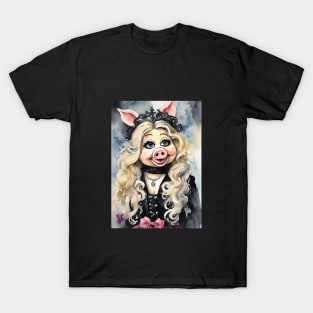 Miss Piggy Goth version T-Shirt